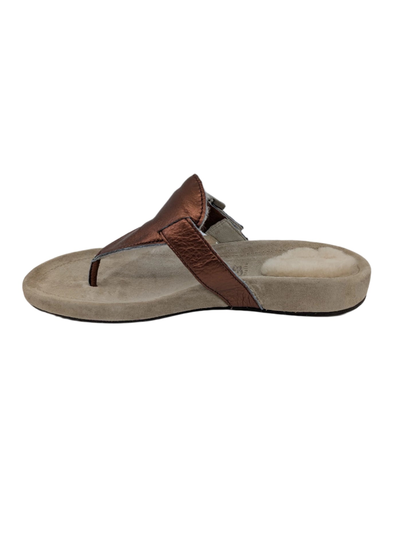 Gypsy Anthracite Bronze Leather Ugg Australia Sandals