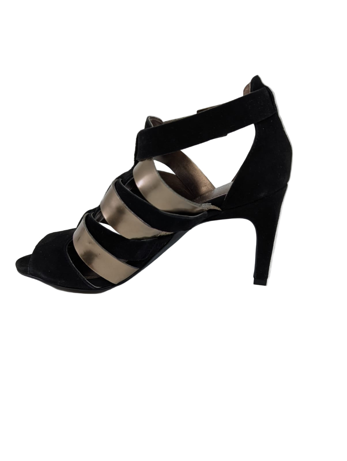 Glynn Kid Suede Metallic Black Bronze Calvin Klein Sandals