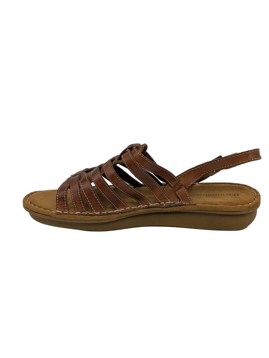 Danielle Tan Leather Naturalizer Sandals