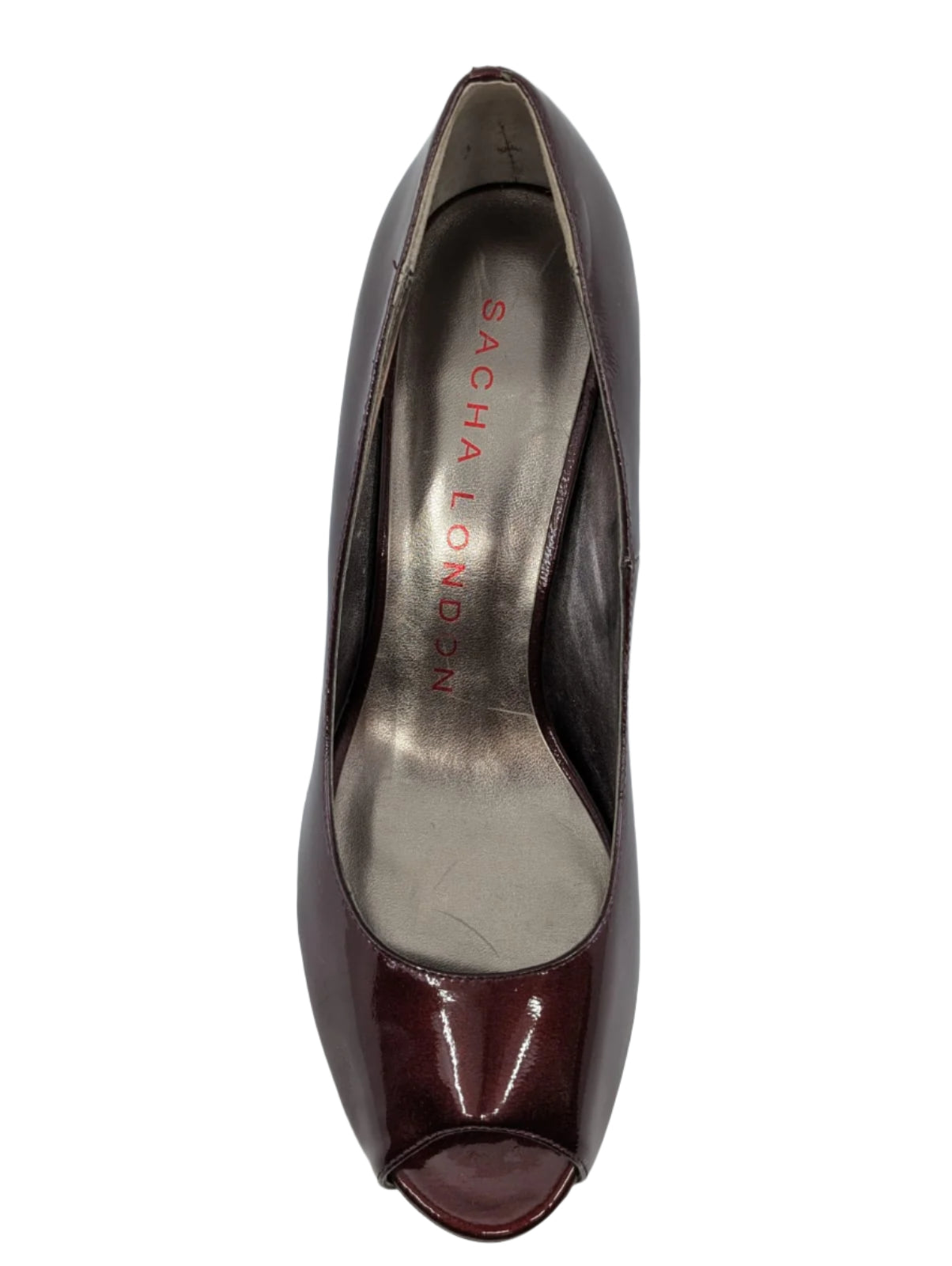 Enri Bordeaux Patent Leather Sacha London Pumps