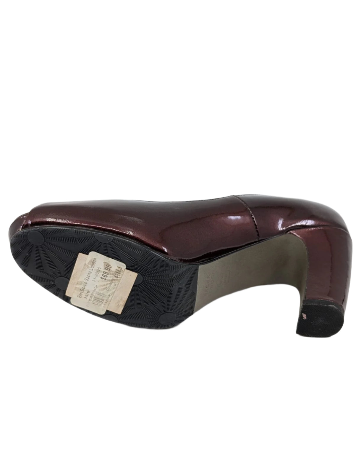 Enri Bordeaux Patent Leather Sacha London Pumps