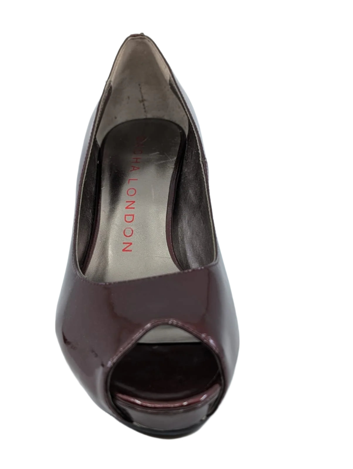 Enri Bordeaux Patent Leather Sacha London Pumps