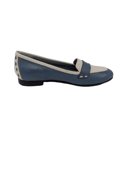 Keira Ocean Blue White Robert Zur Loafers