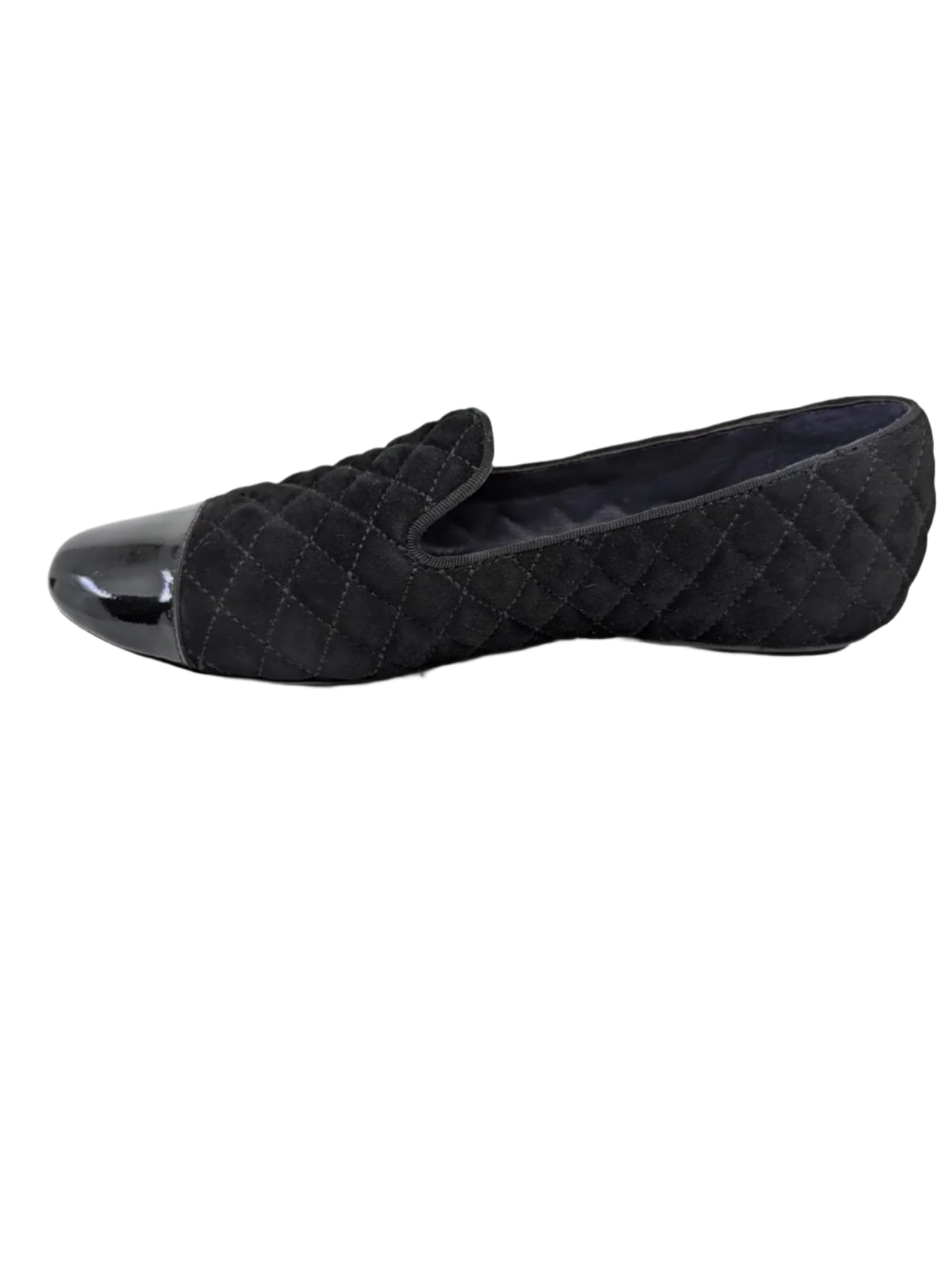 Brucie Black Suede Vaneli Loafer Flats