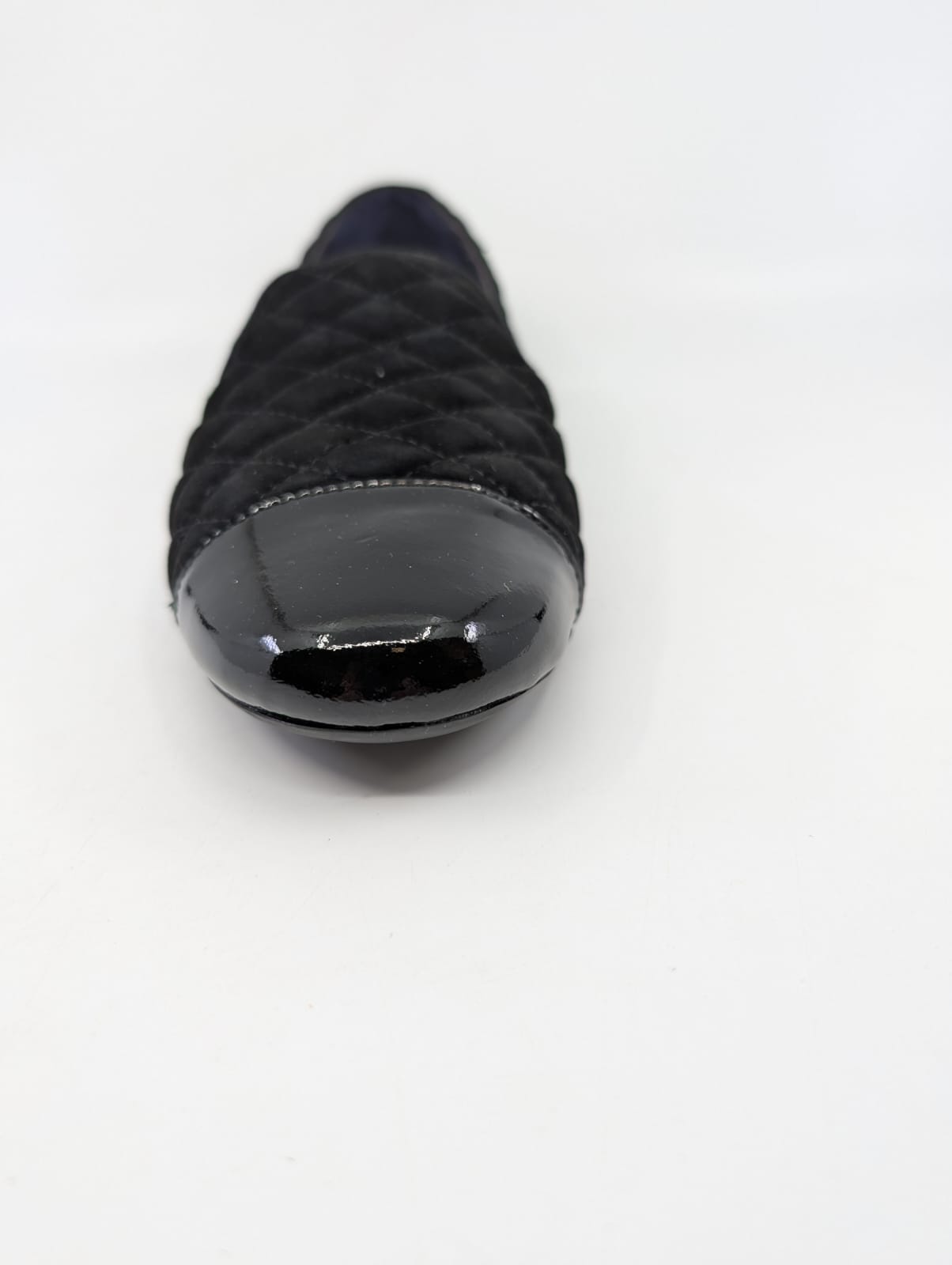 Brucie Black Suede Vaneli Loafer Flats