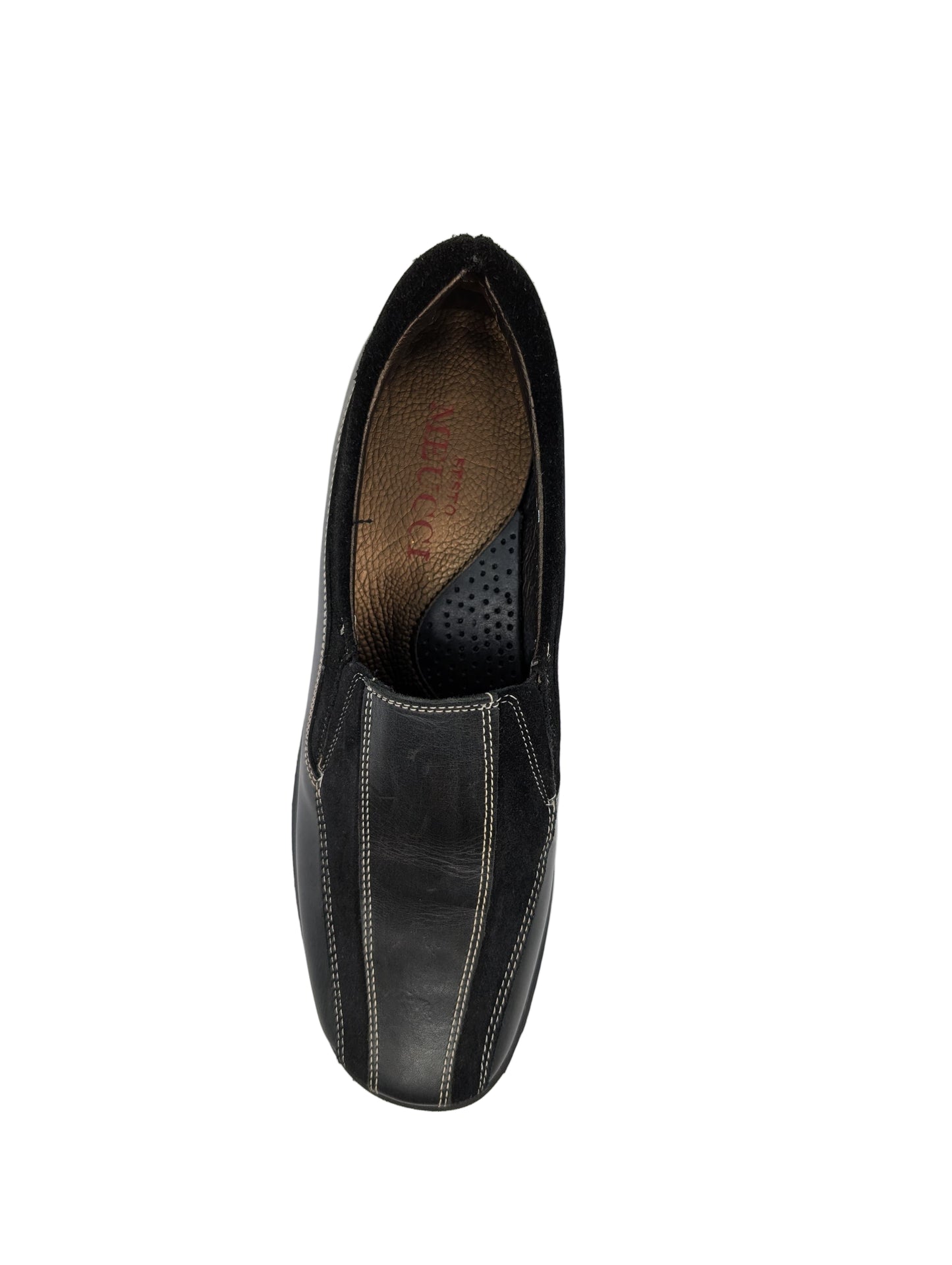 Adina Black Leather Loafer Sesto Meucci Flats