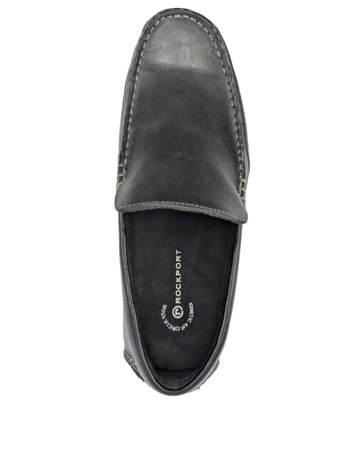 Casselton Black Leather Rockport Loafers