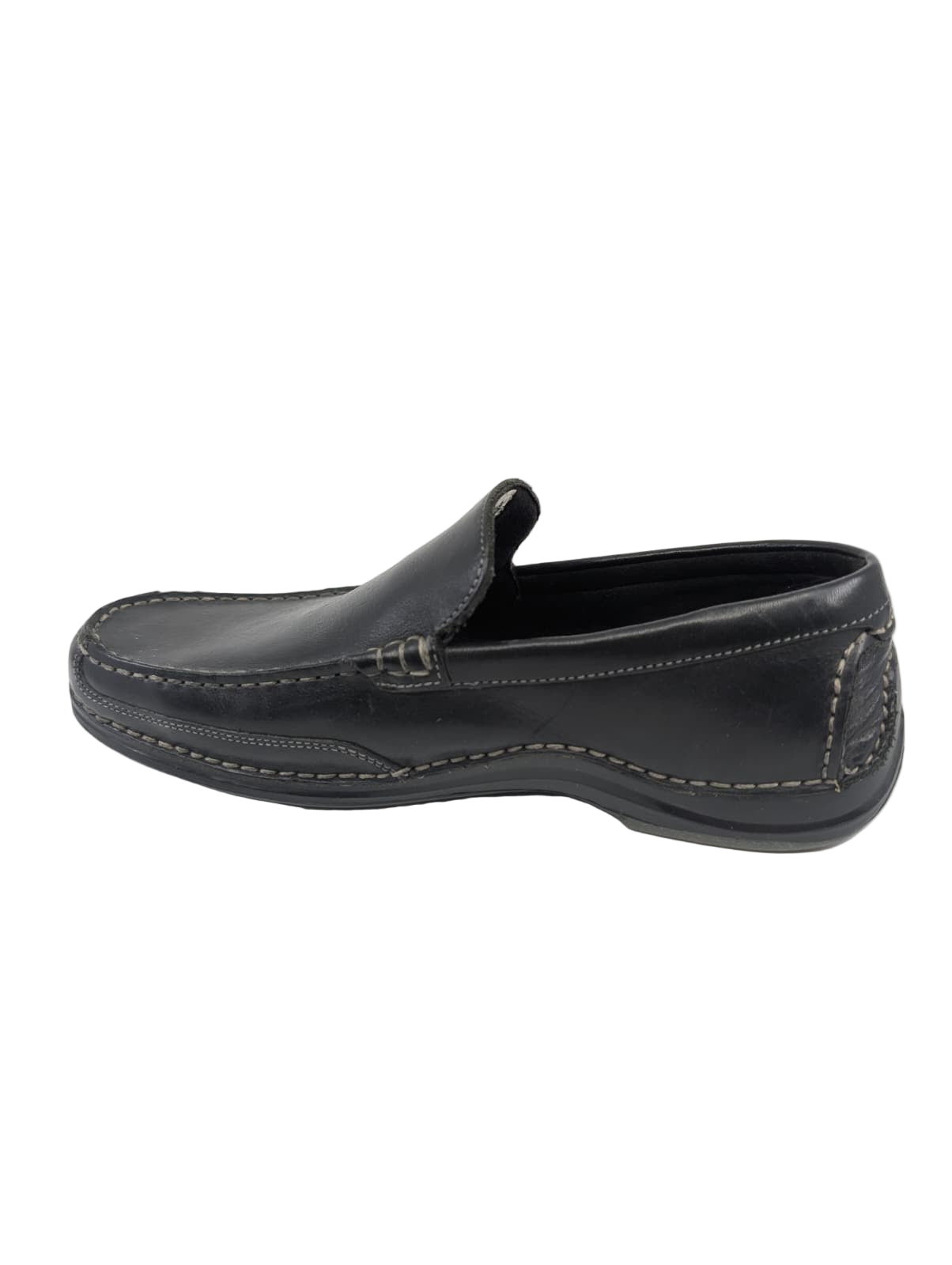 Casselton Black Leather Rockport Loafers