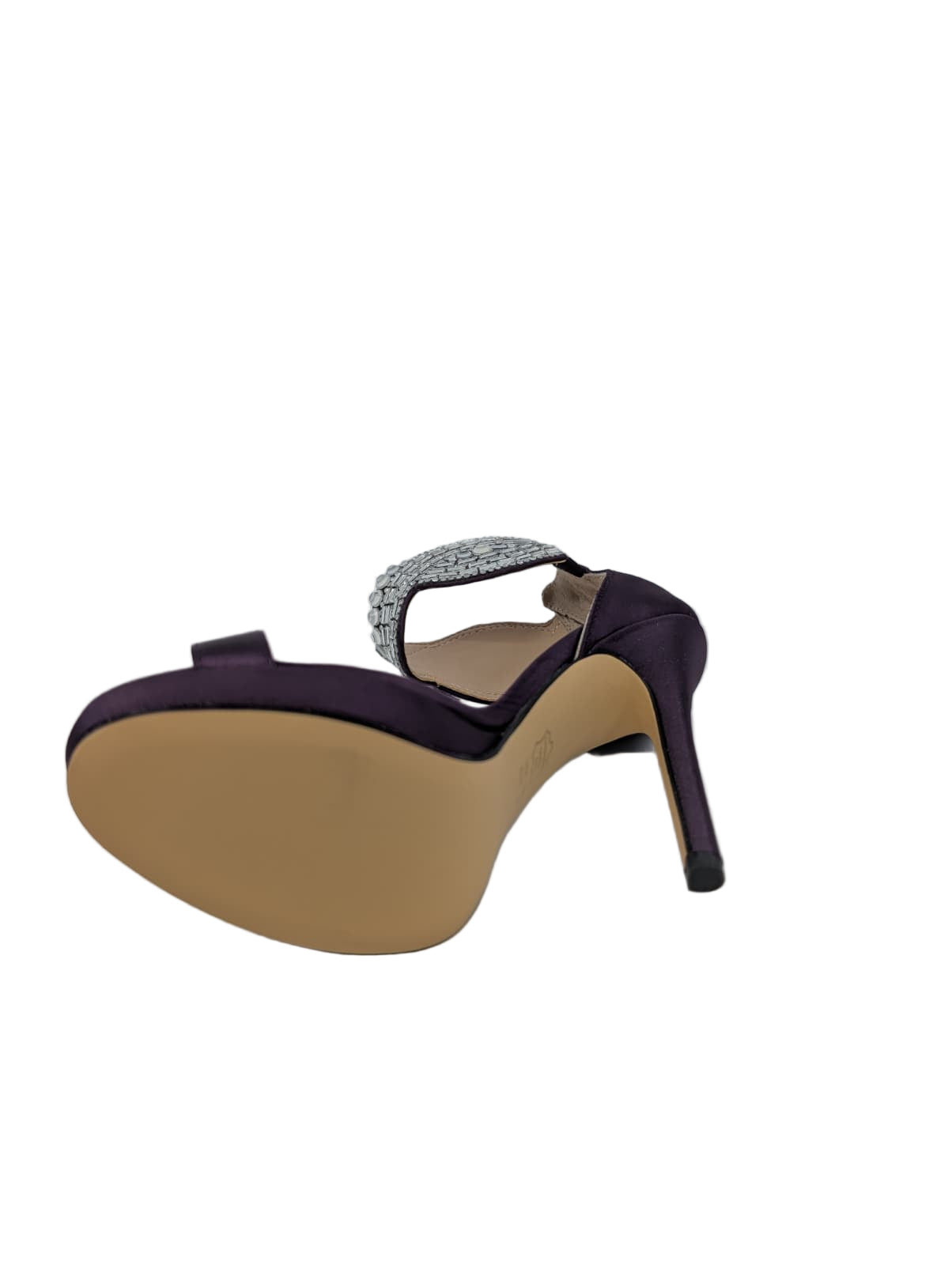 Fayth Eggplant Reflective Nina Sandals