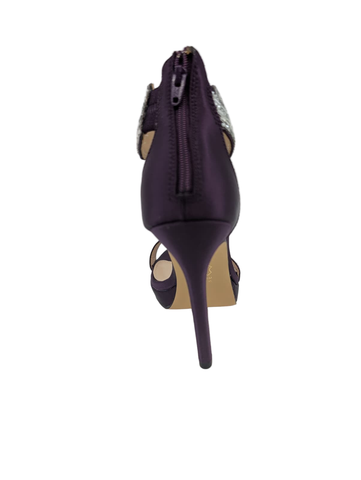 Fayth Eggplant Reflective Nina Sandals