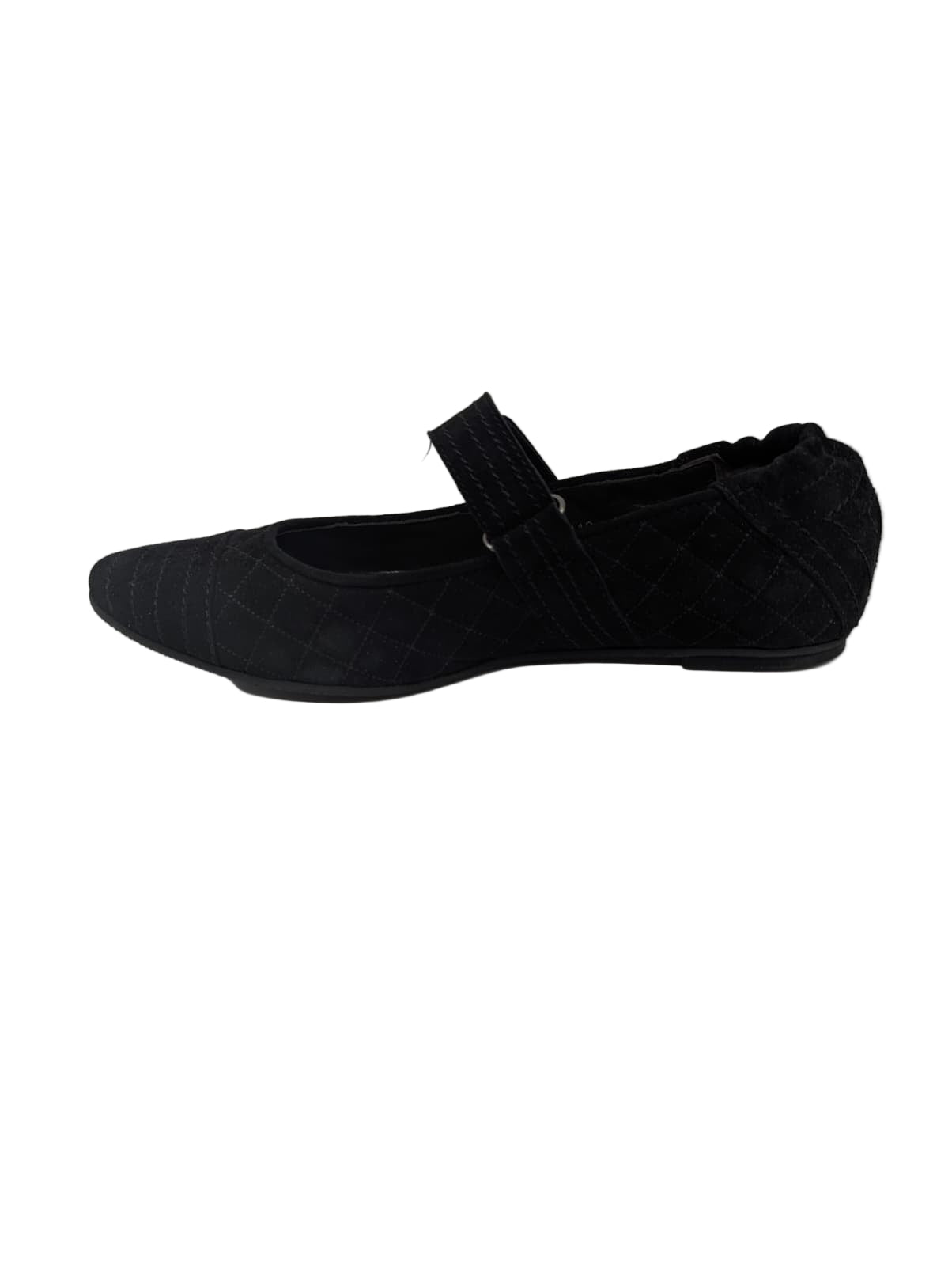 909110 Black Suede Agl Flats