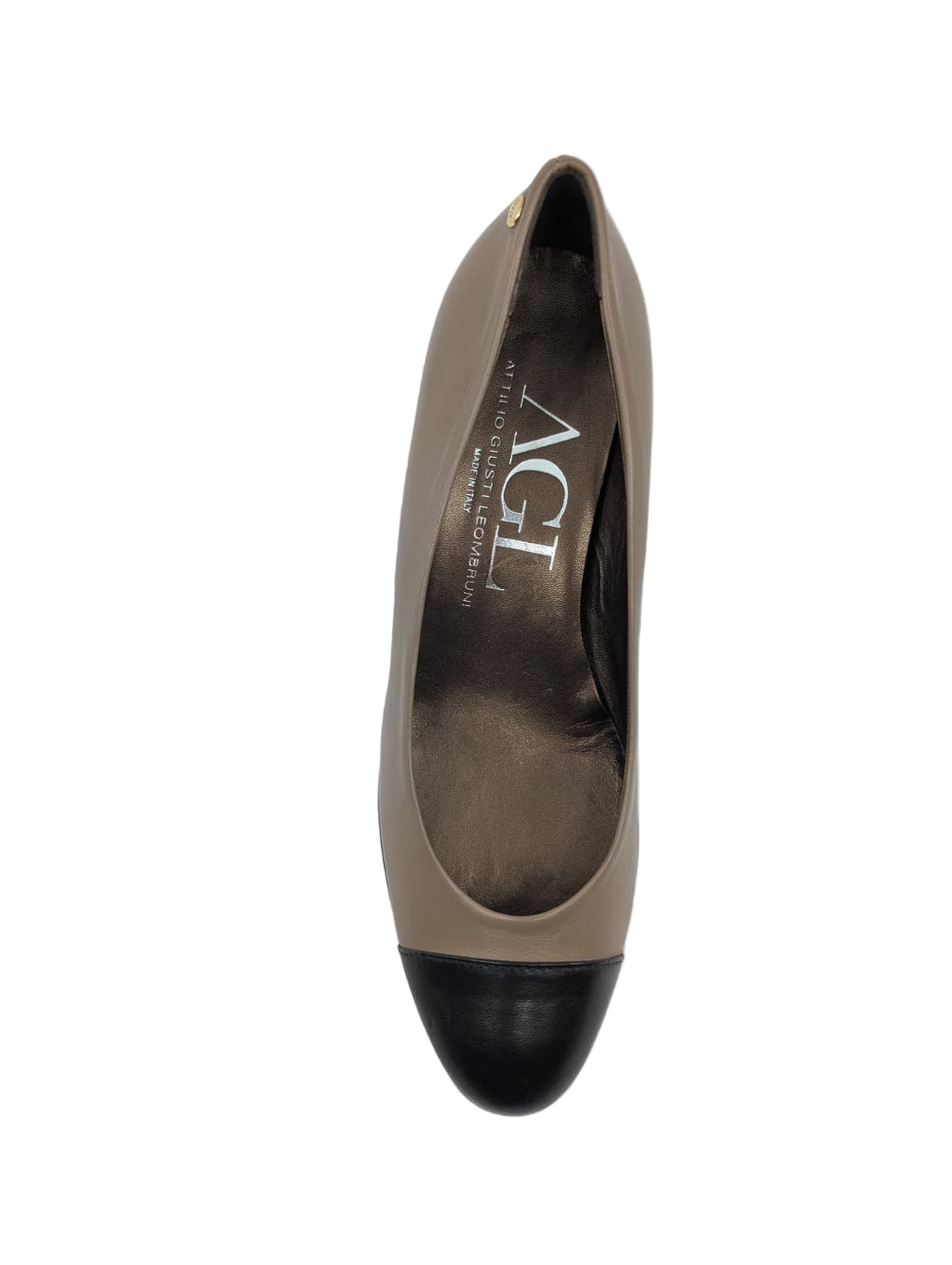 D140017RCK Black Ginger Leather AGL Pumps