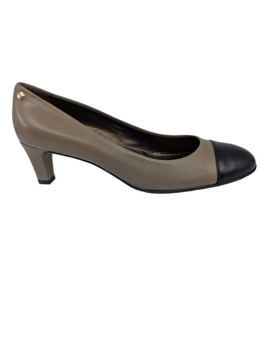 D140017RCK Black Ginger Leather AGL Pumps