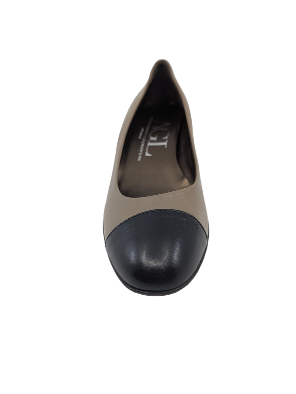 D140017RCK Black Ginger Leather AGL Pumps