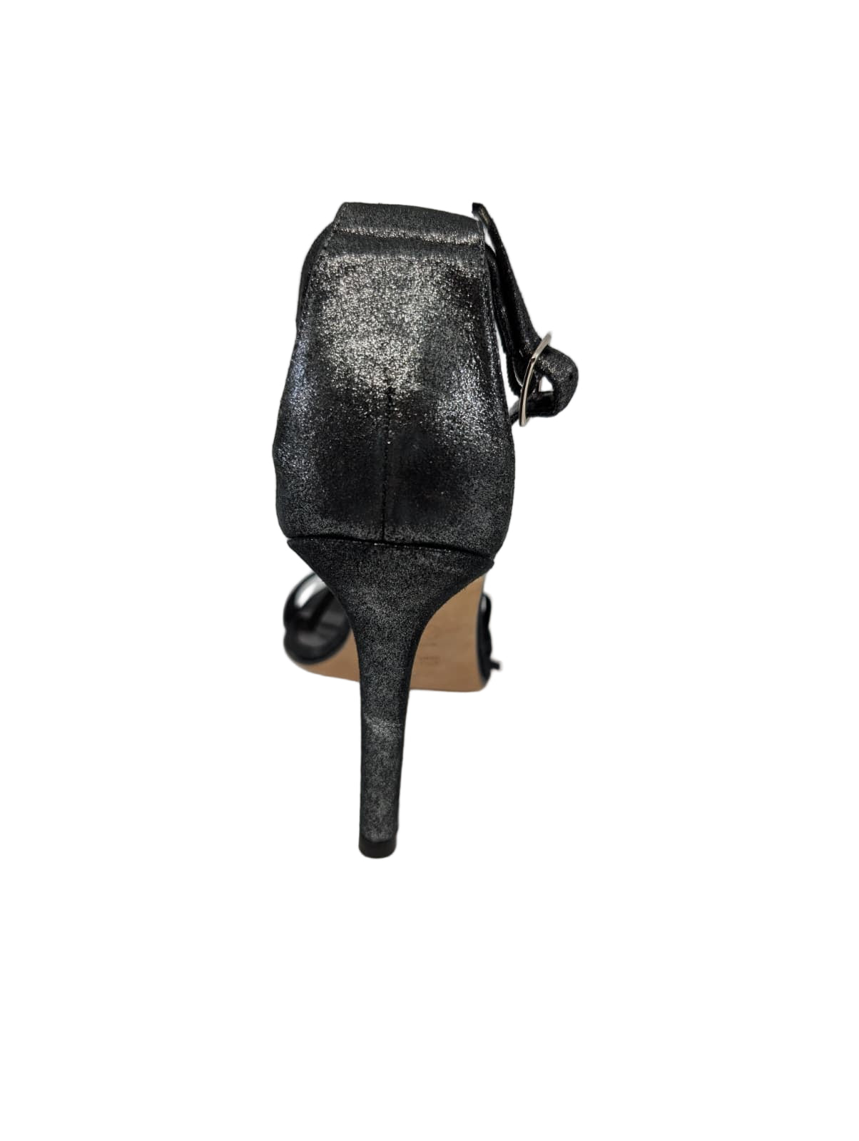 Rosalie Black Gunmetal Leather Dee Keller Sandal