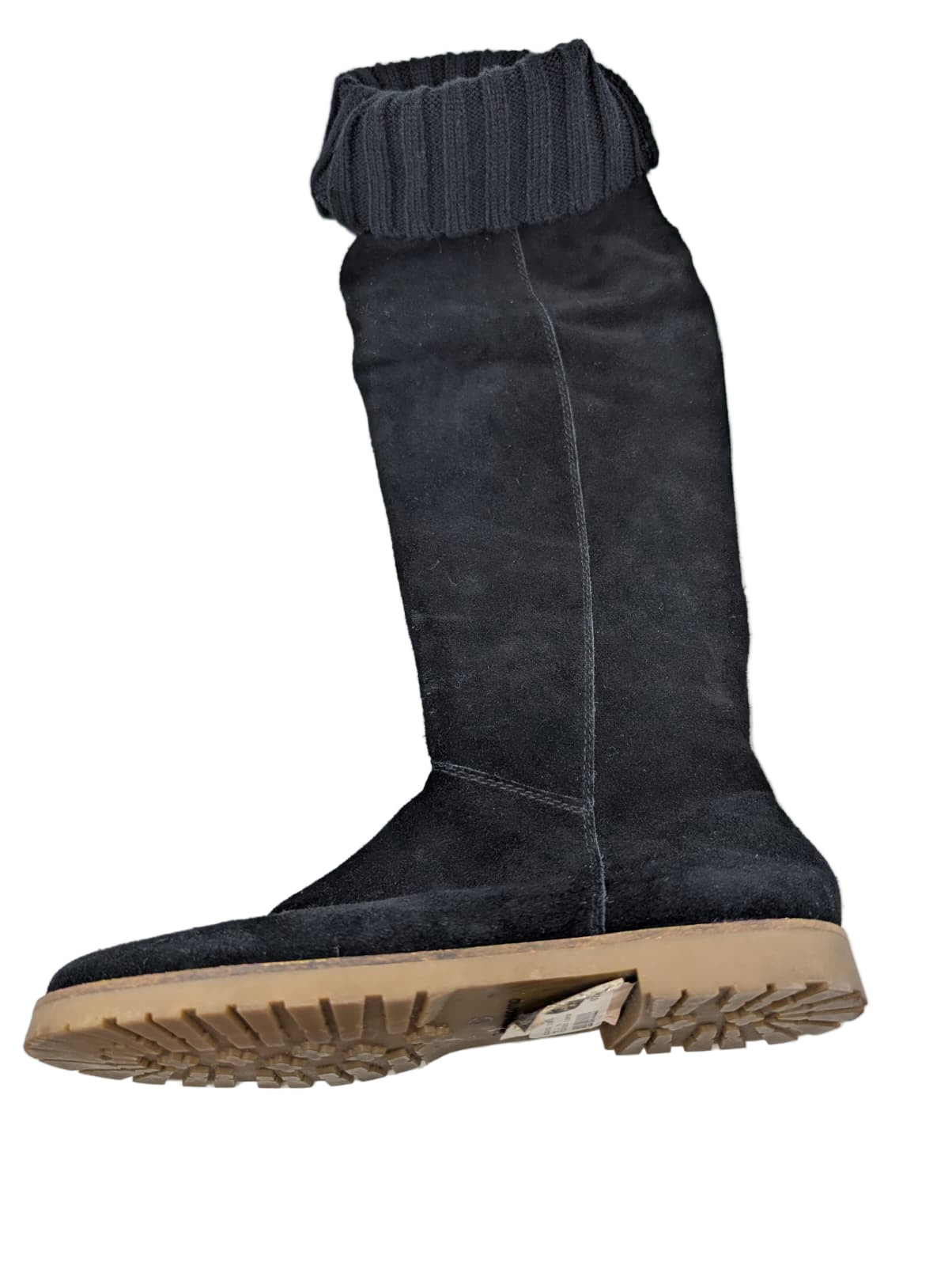 Corso Como Black Suede Flat Boots