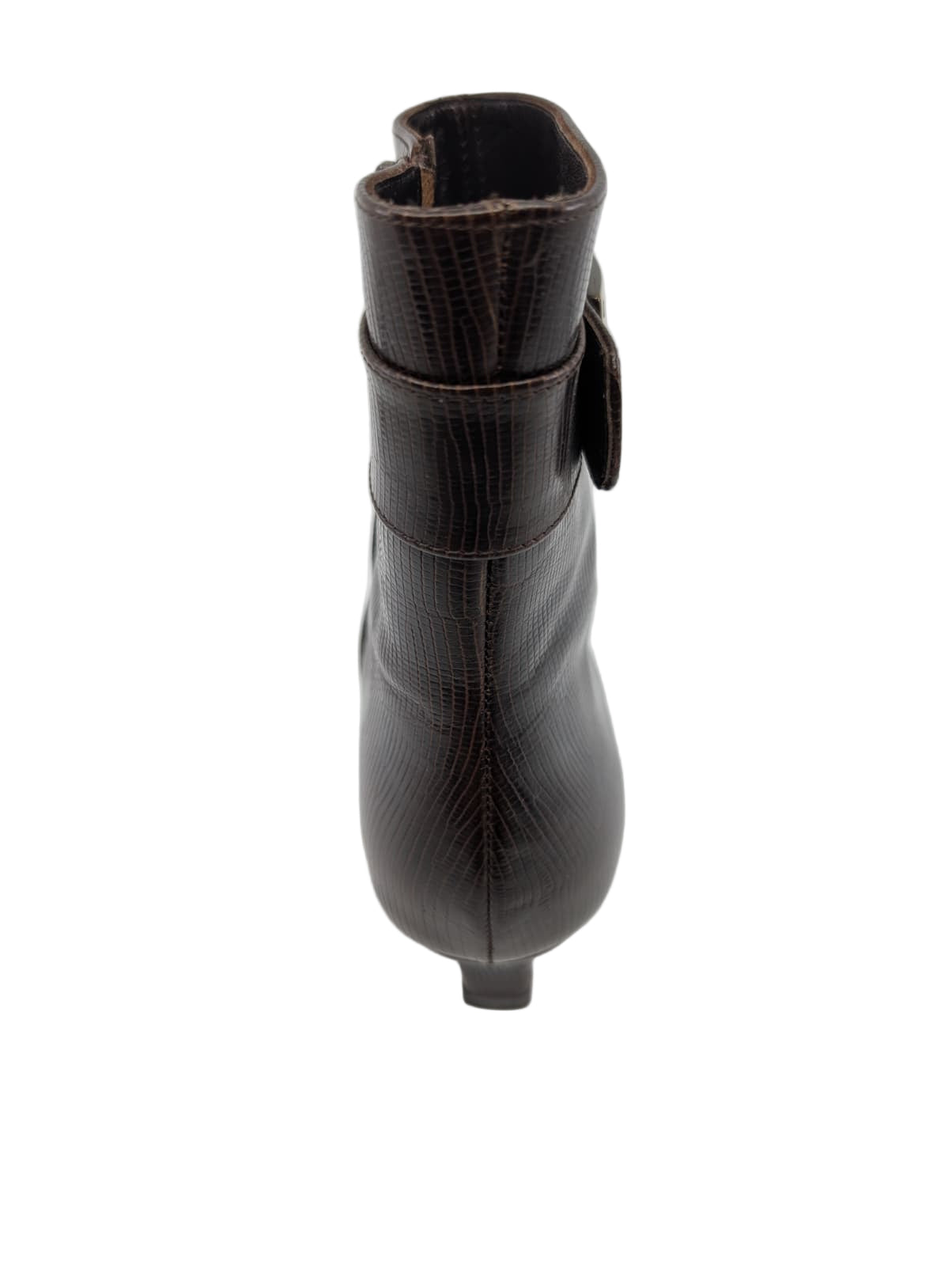 Tomasko Espresso Leather Paloma Ankle Boots