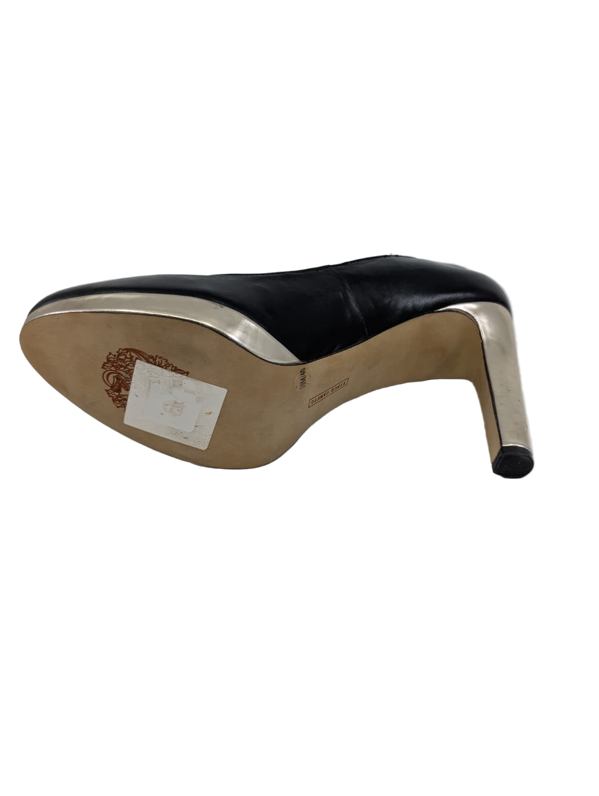 Berlina Black Platino Nappa Leather Vince Camuto Pumps