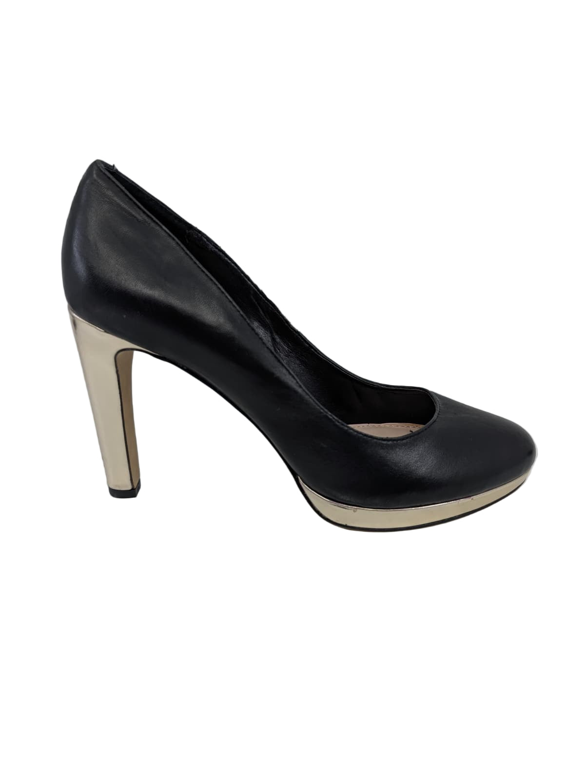 Berlina Black Platino Nappa Leather Vince Camuto Pumps
