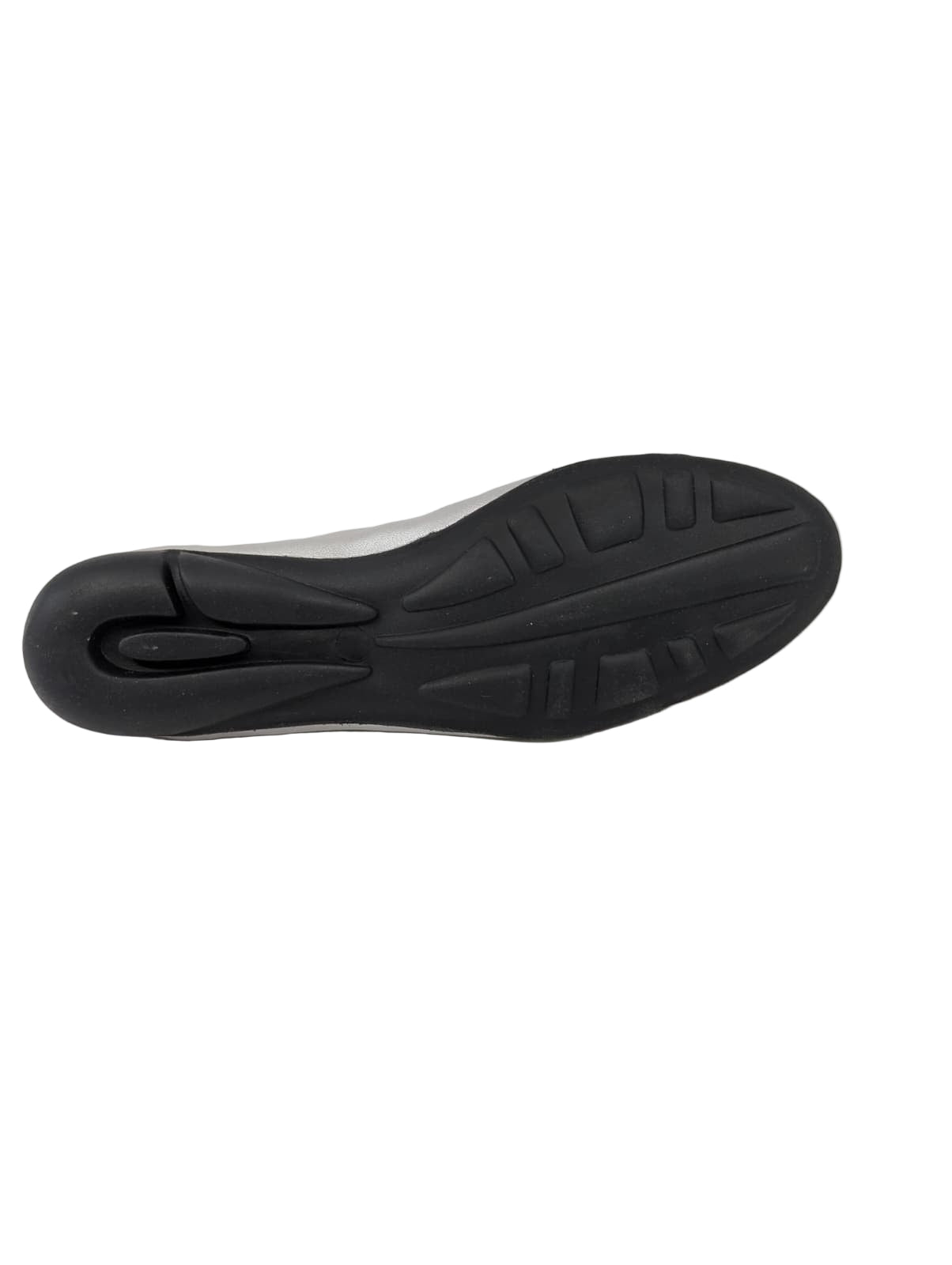 Bravo Black and Silver Leather Paul Mayer Ballet Flats