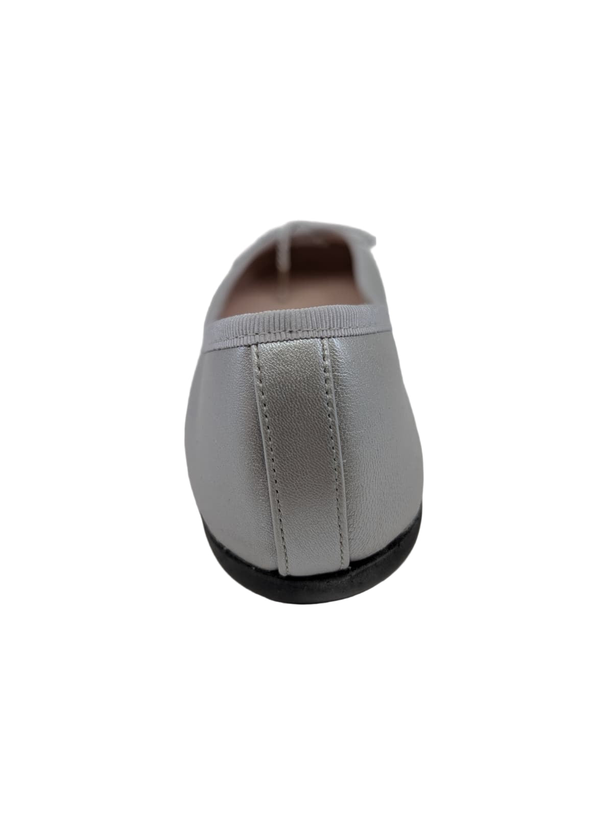 Bravo Black and Silver Leather Paul Mayer Ballet Flats