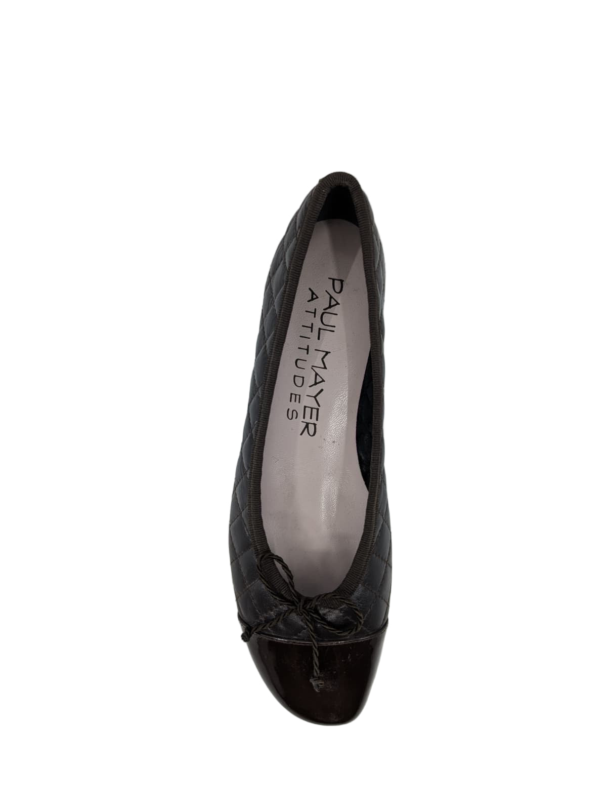 Go Fantasy Brown Leather Paul Mayer Ballerina Flat