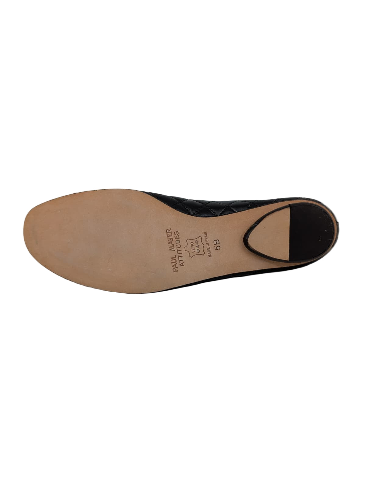 Go Fantasy Brown Leather Paul Mayer Ballerina Flat