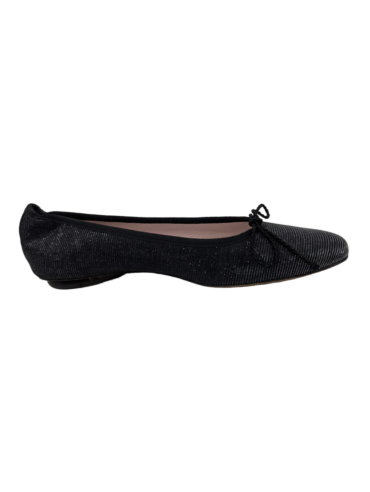 Country Black Notturno Fabric Paul Mayer Ballet Flats