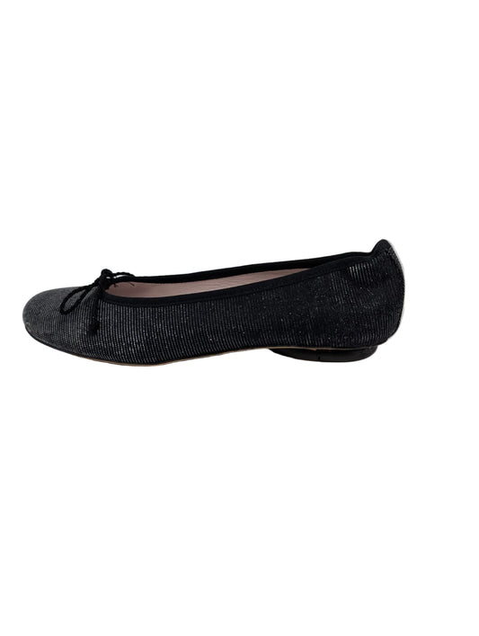 Country Black Notturno Fabric Paul Mayer Ballet Flats