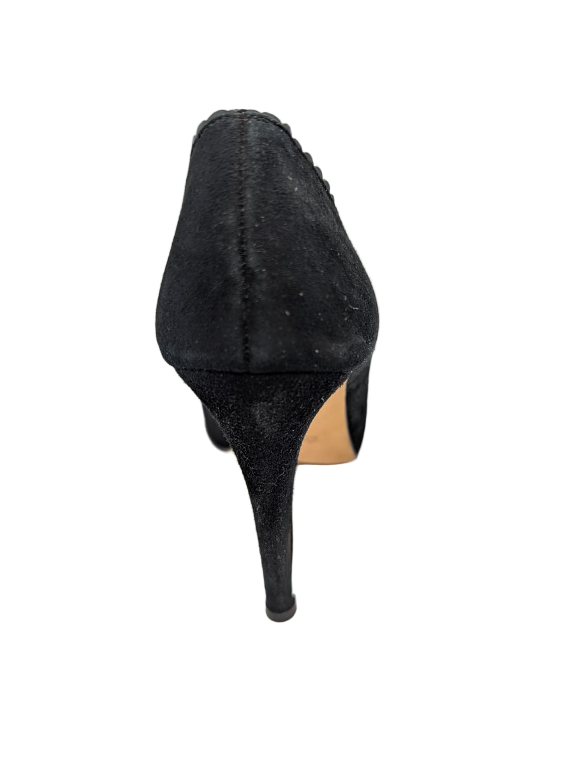 Black Suede Butter Pumps