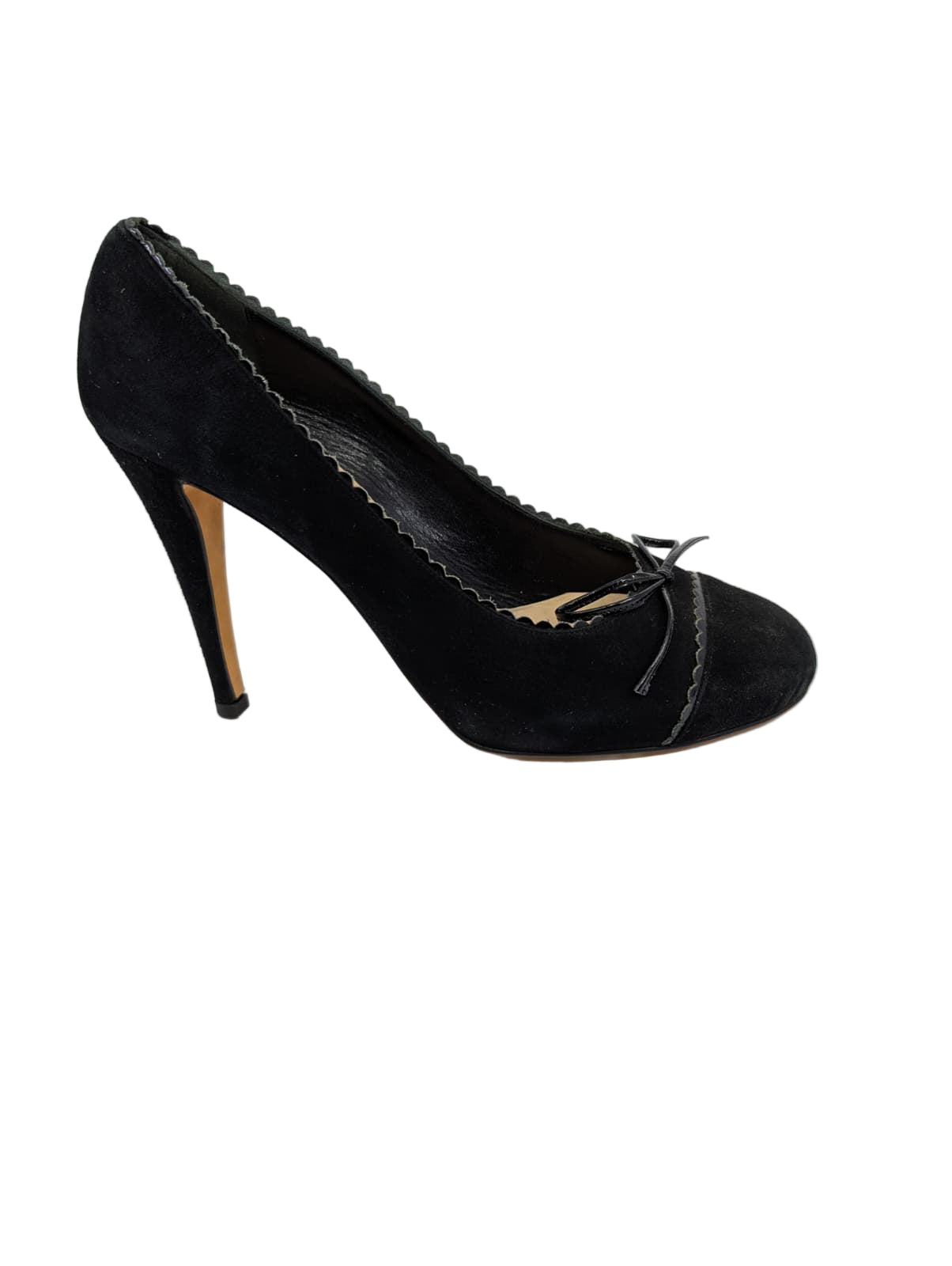 Black Suede Butter Pumps