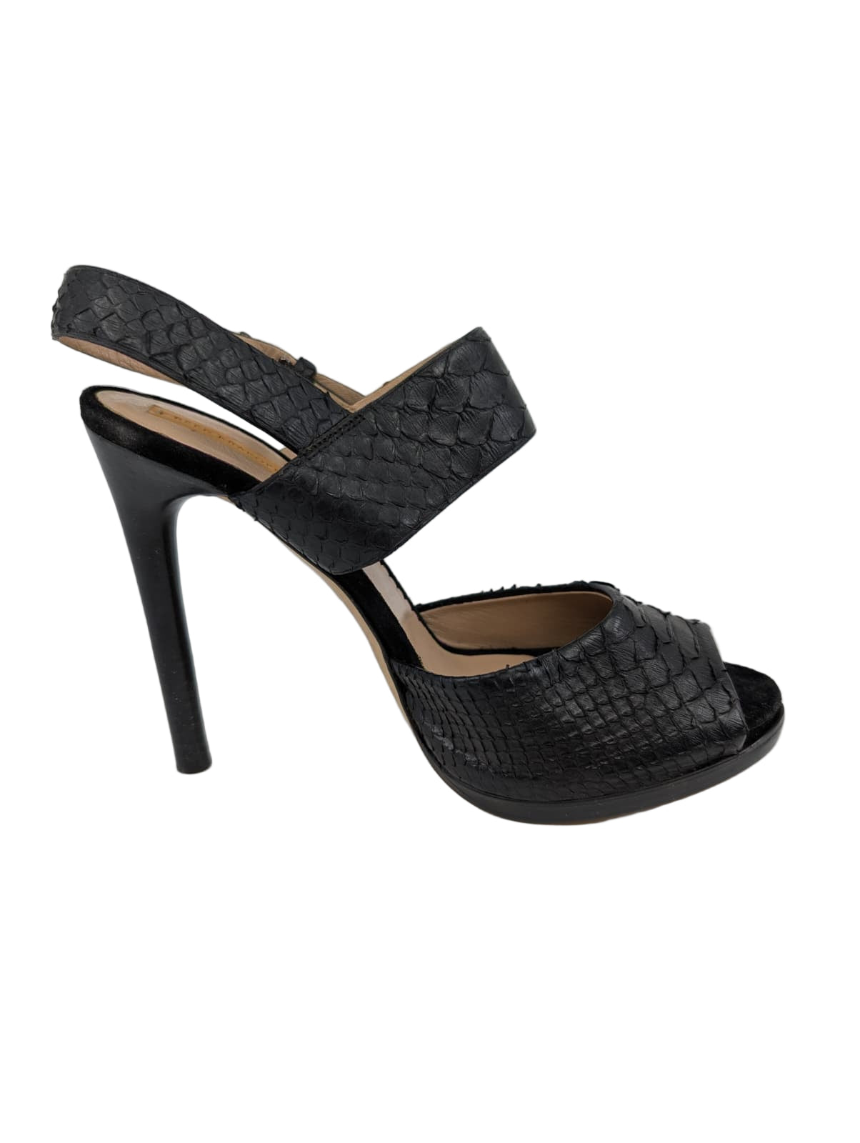 23-15 Python Black Calf Reed Krakoff Sandals