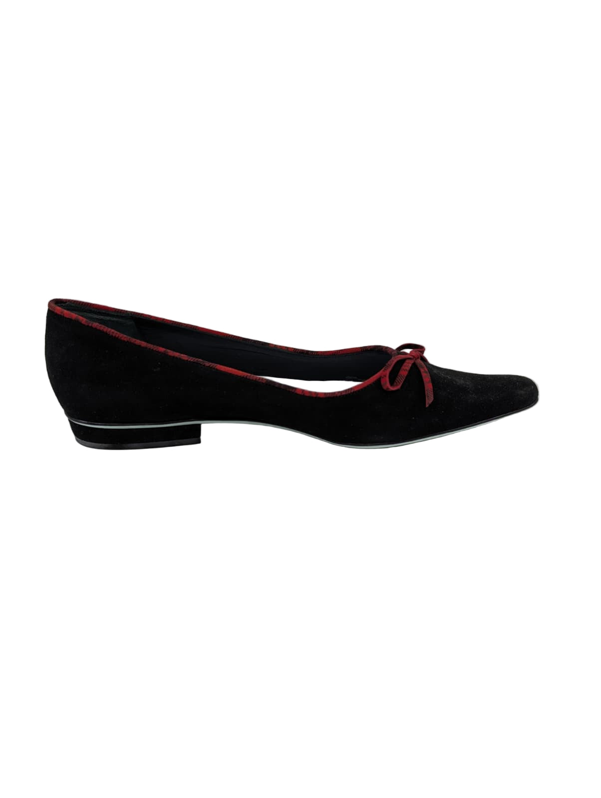 Thyra Black Suede Cynthia Rowley Ballet Flats