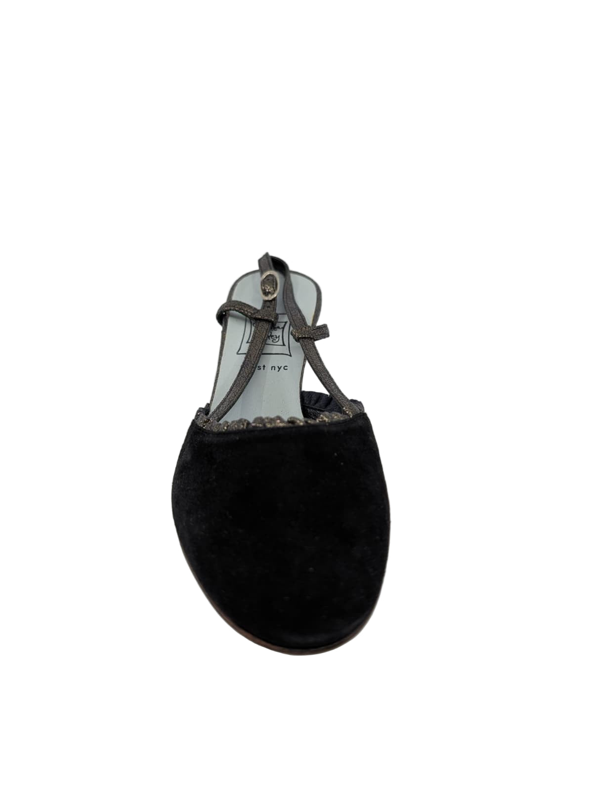 Tweed Black Suede Cynthia Rowley Slingback Pumps