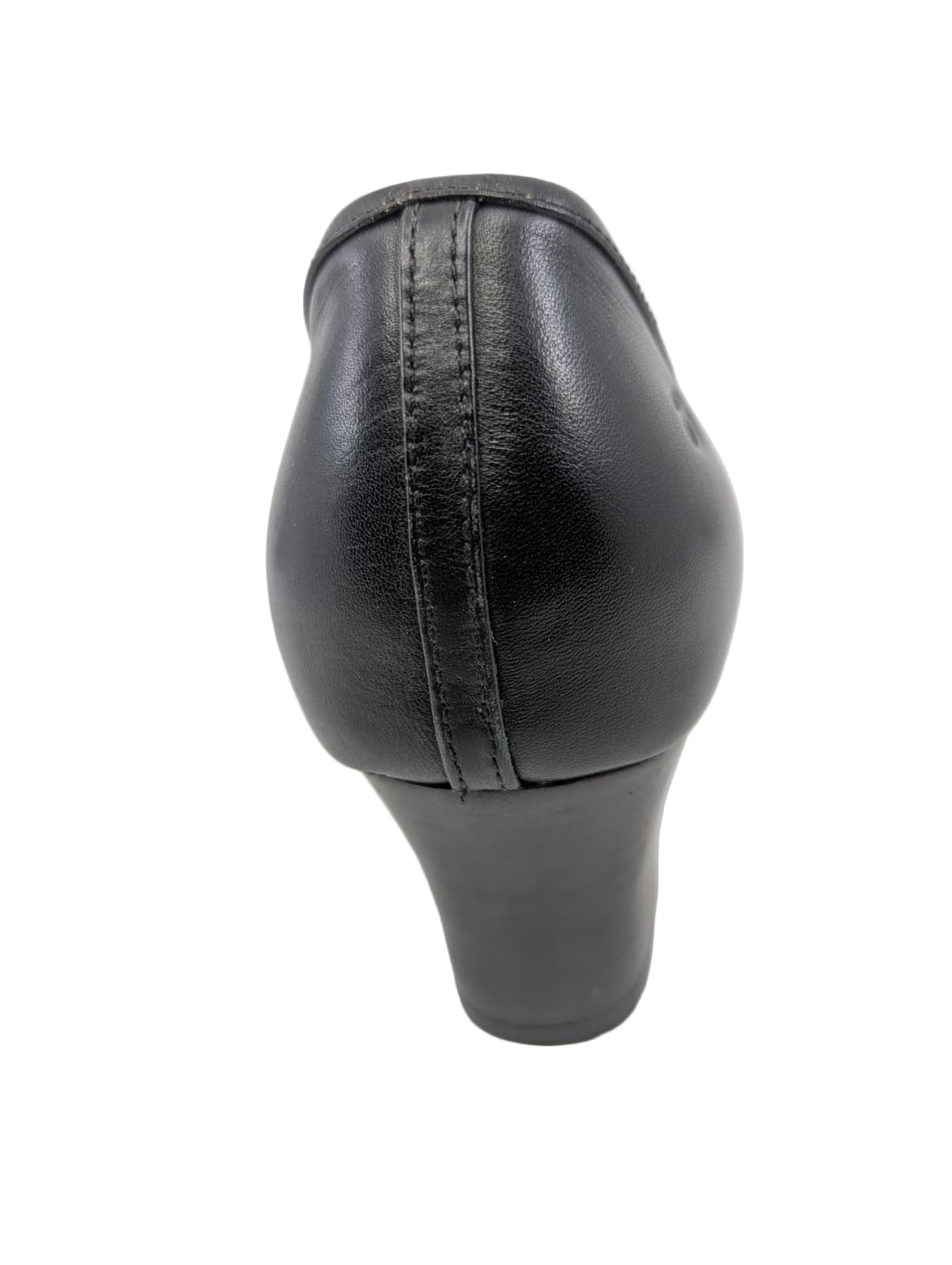 Florence Black Leather Aravon Pumps