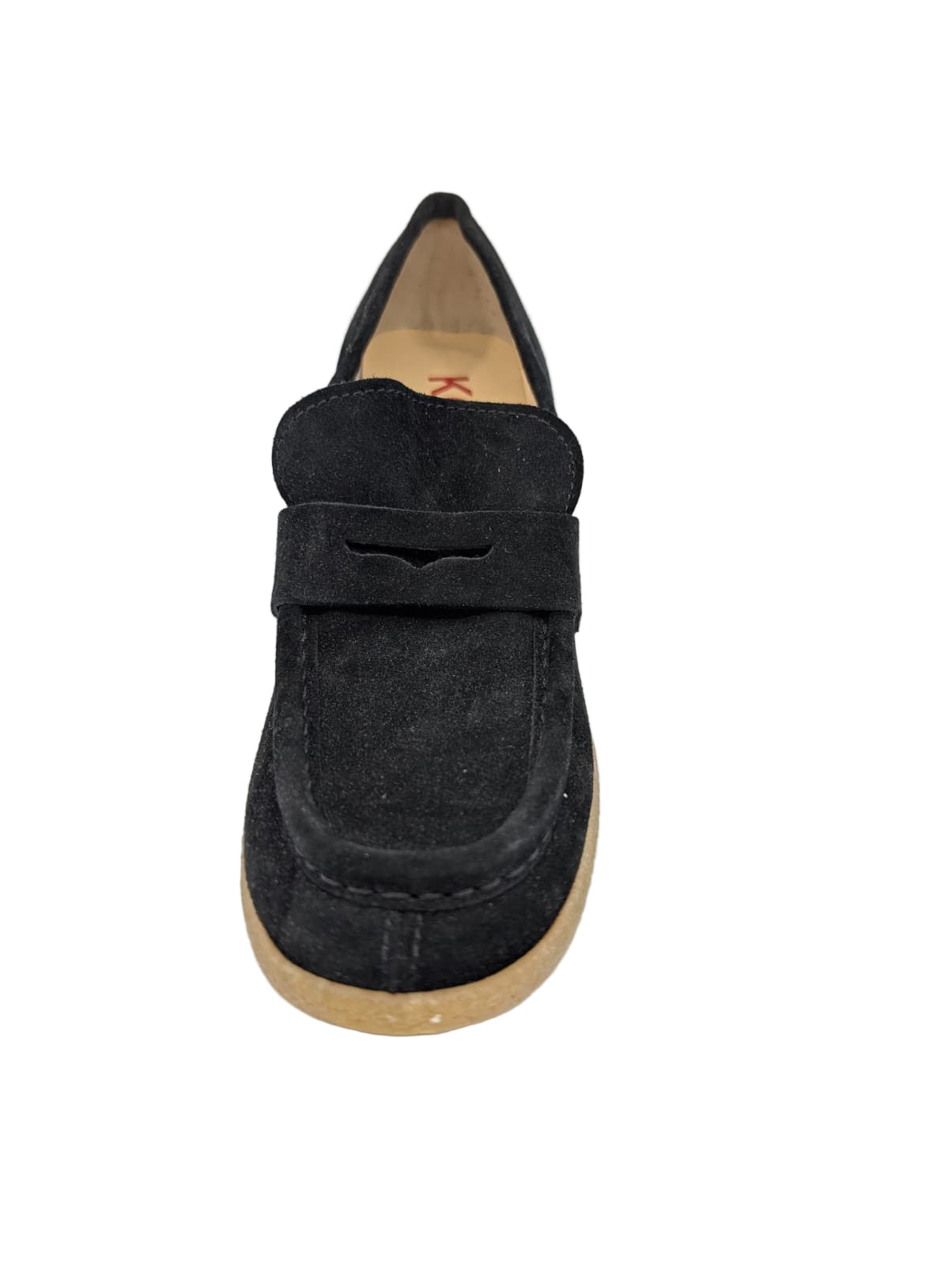 Summit Black Suede Michael Kors Wedge Loafers