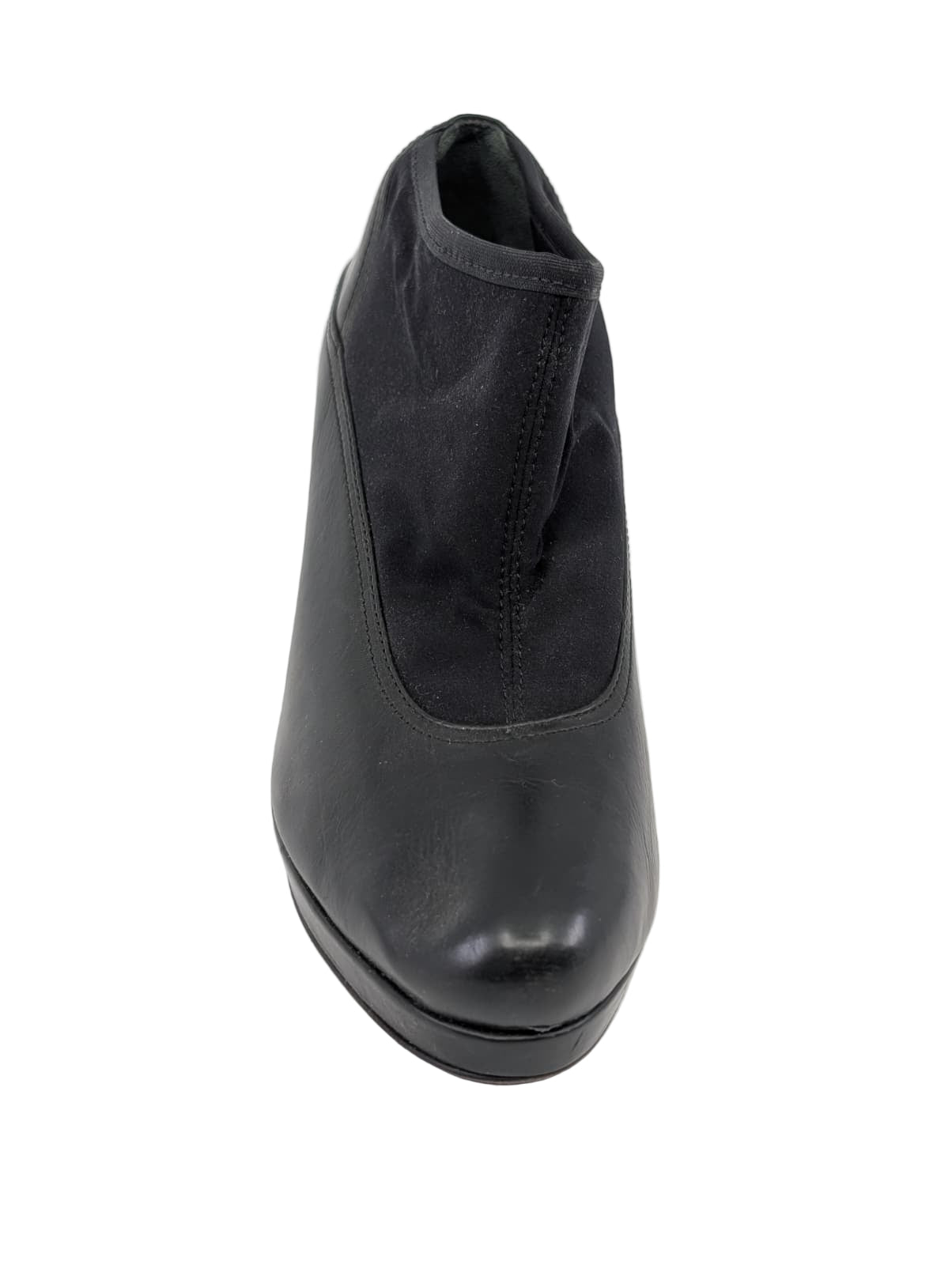 Amalfi Black Leather Ankle Boots