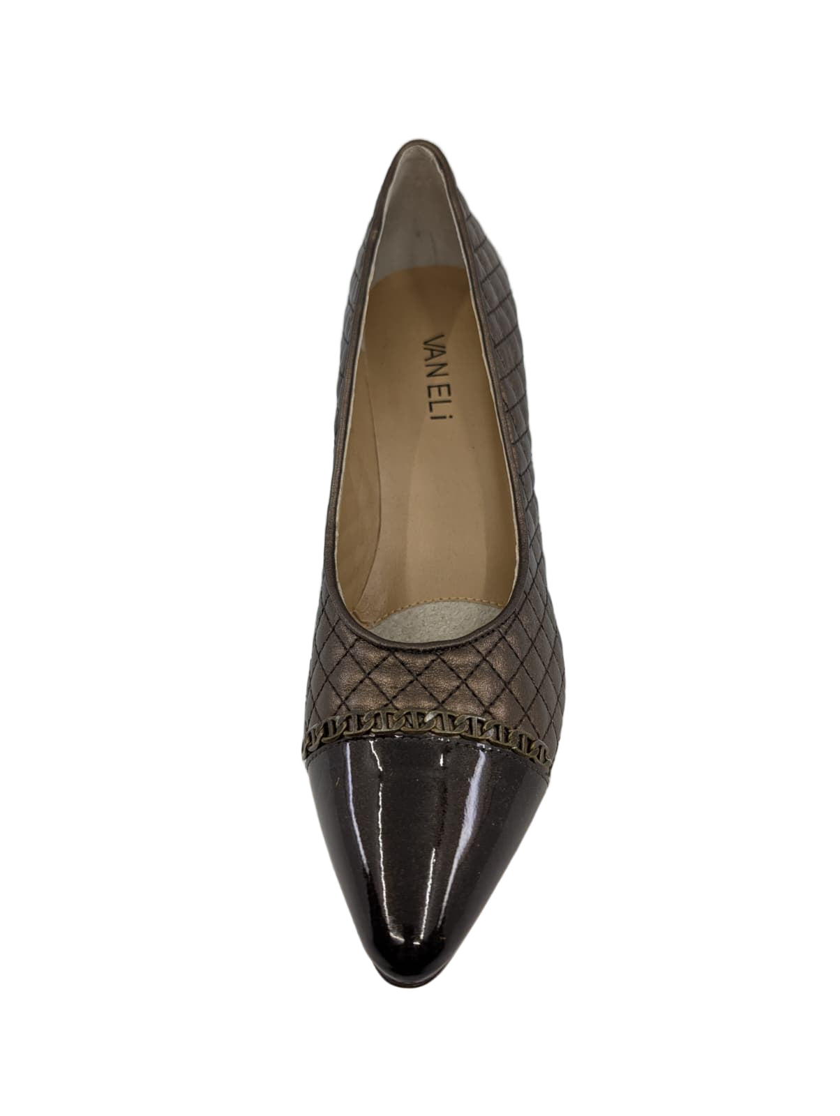 Pamela Brown Leather Vaneli Pumps