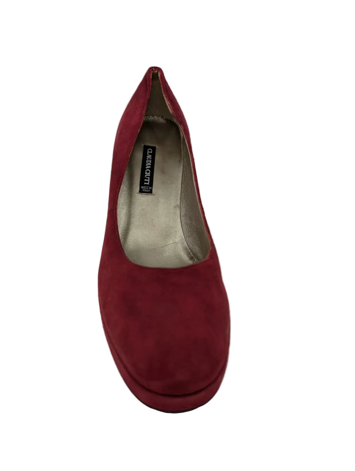 Claudia Ciuti Red Suede Pumps