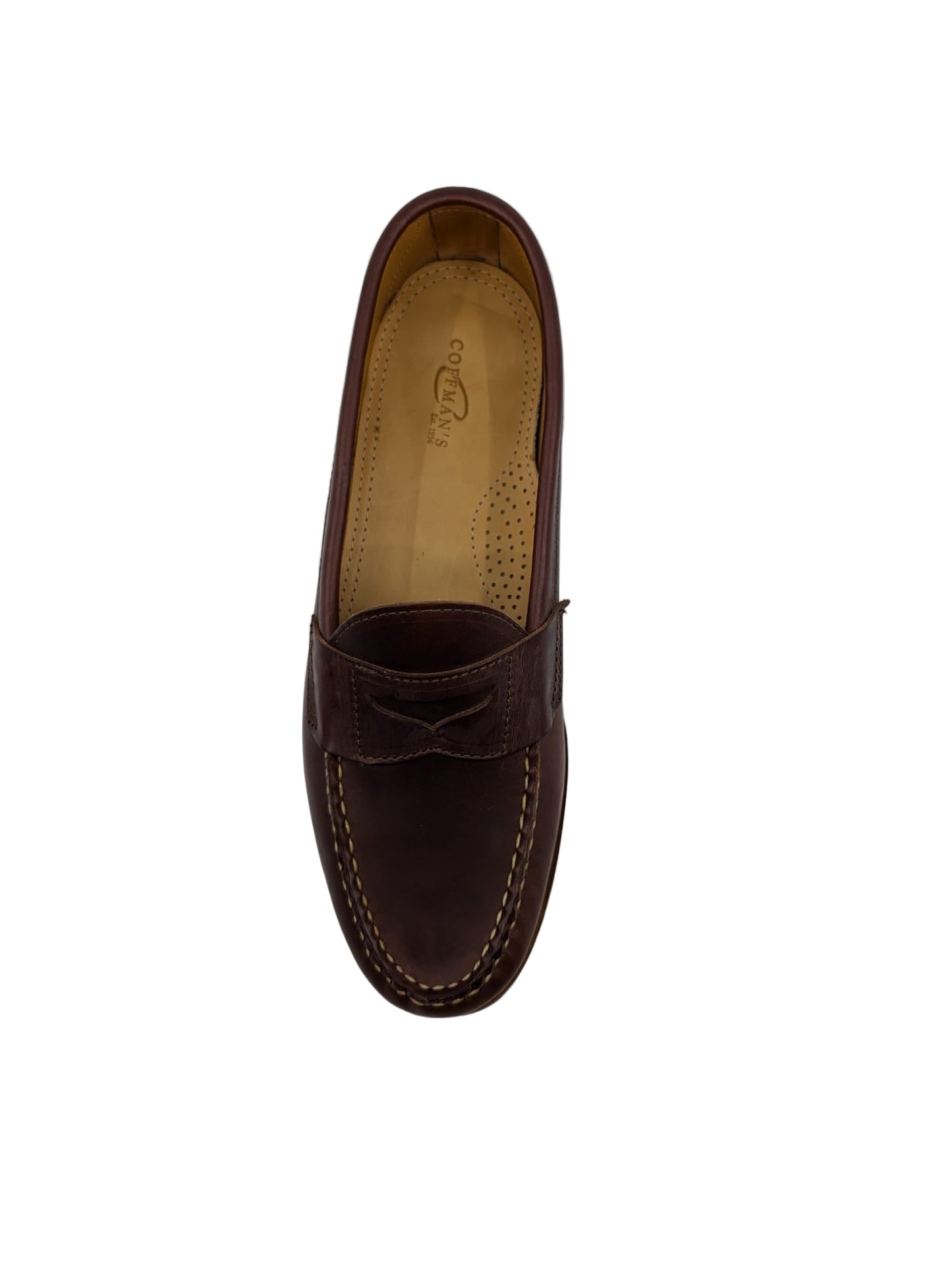 38868 Burgundy Leather Davidson Loafer Men Shoes