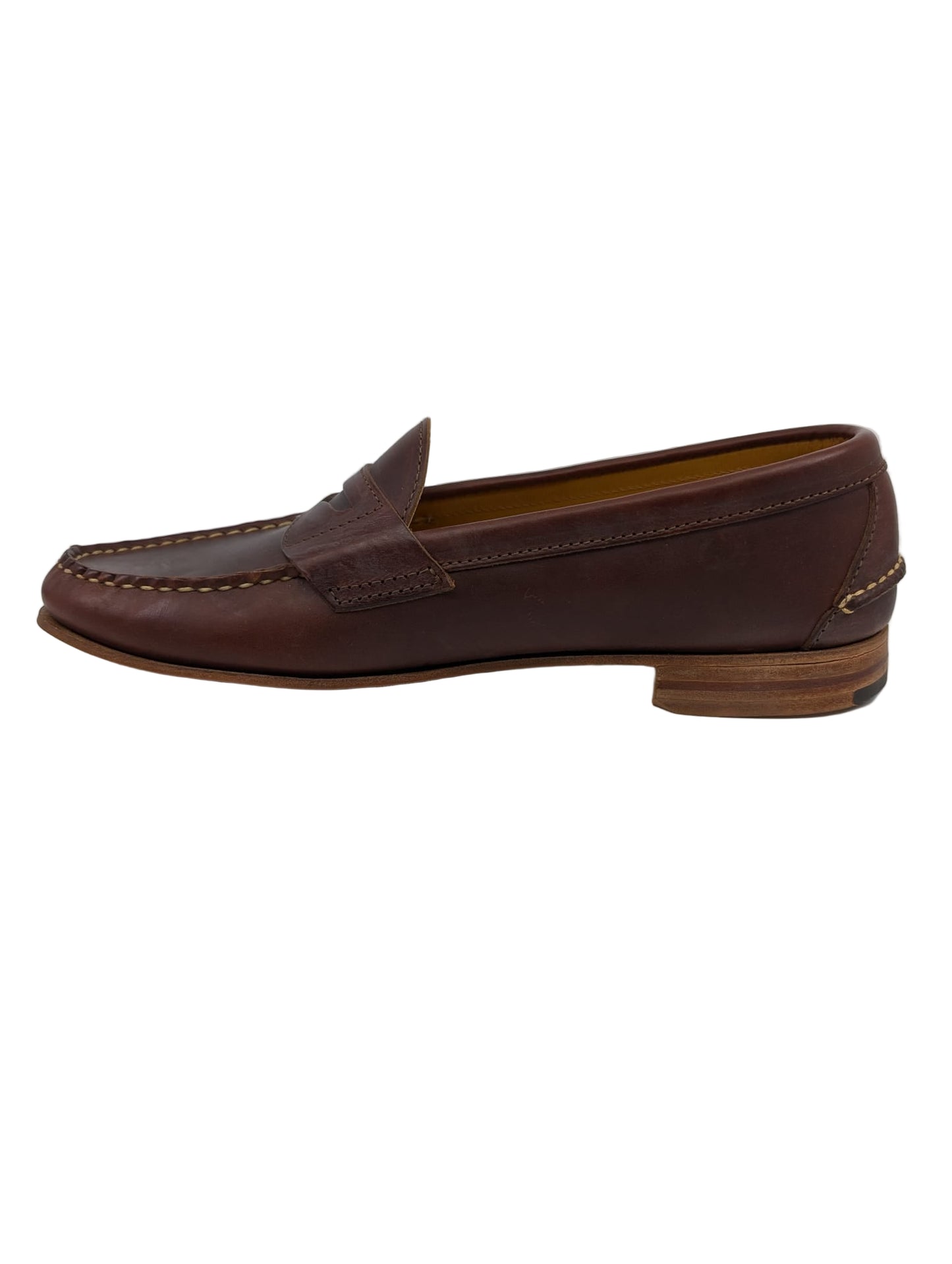 38868 Burgundy Leather Davidson Loafer Men Shoes