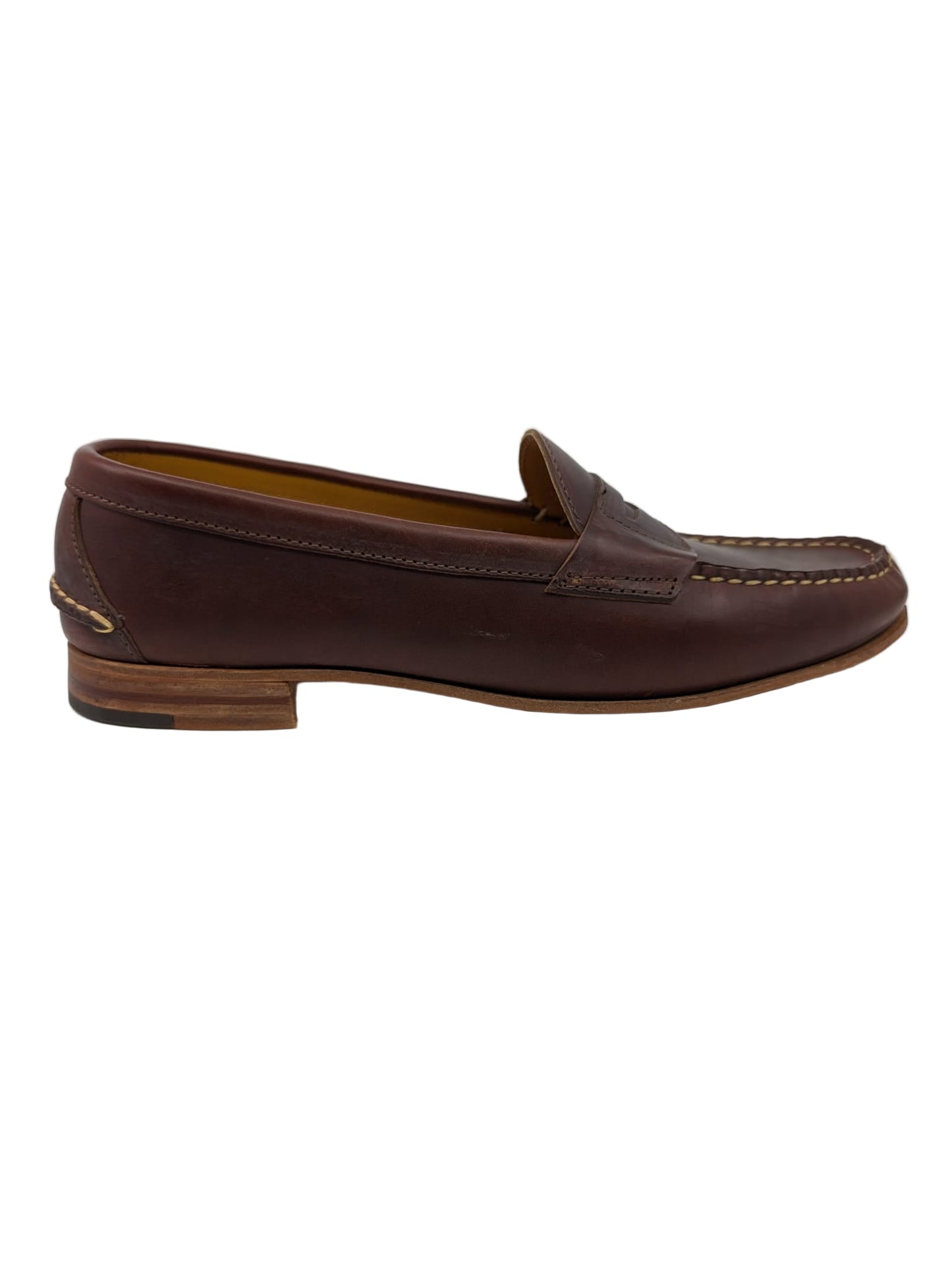 38868 Burgundy Leather Davidson Loafer Men Shoes