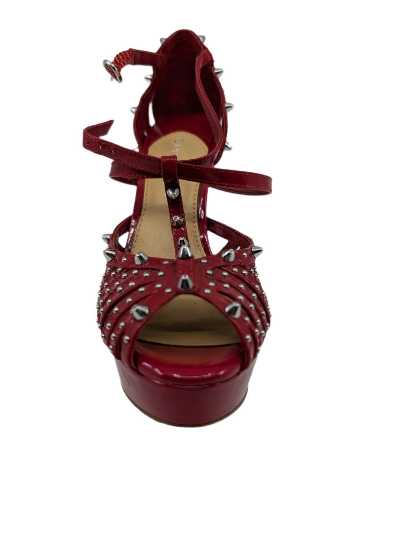 Bonita Red Patent Gianni Bini Heels