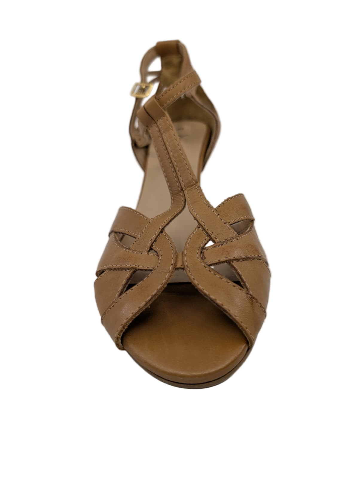 Mariana by Golc Sibyl Cognac Leather Sandal