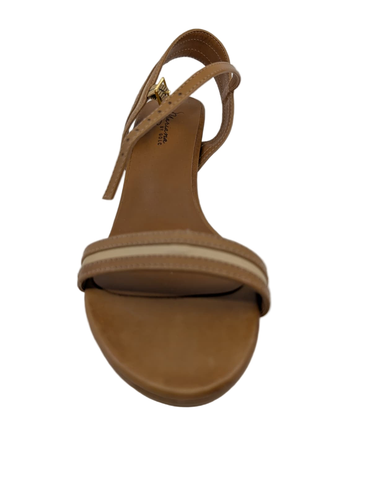 Mariana by Golc Women's Caline Cognac Leather Sandal