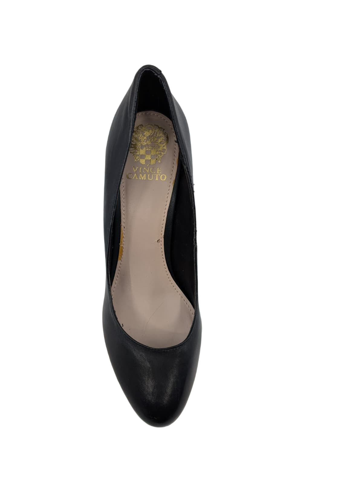 Berlina Black Platino Nappa Leather Vince Camuto Pumps