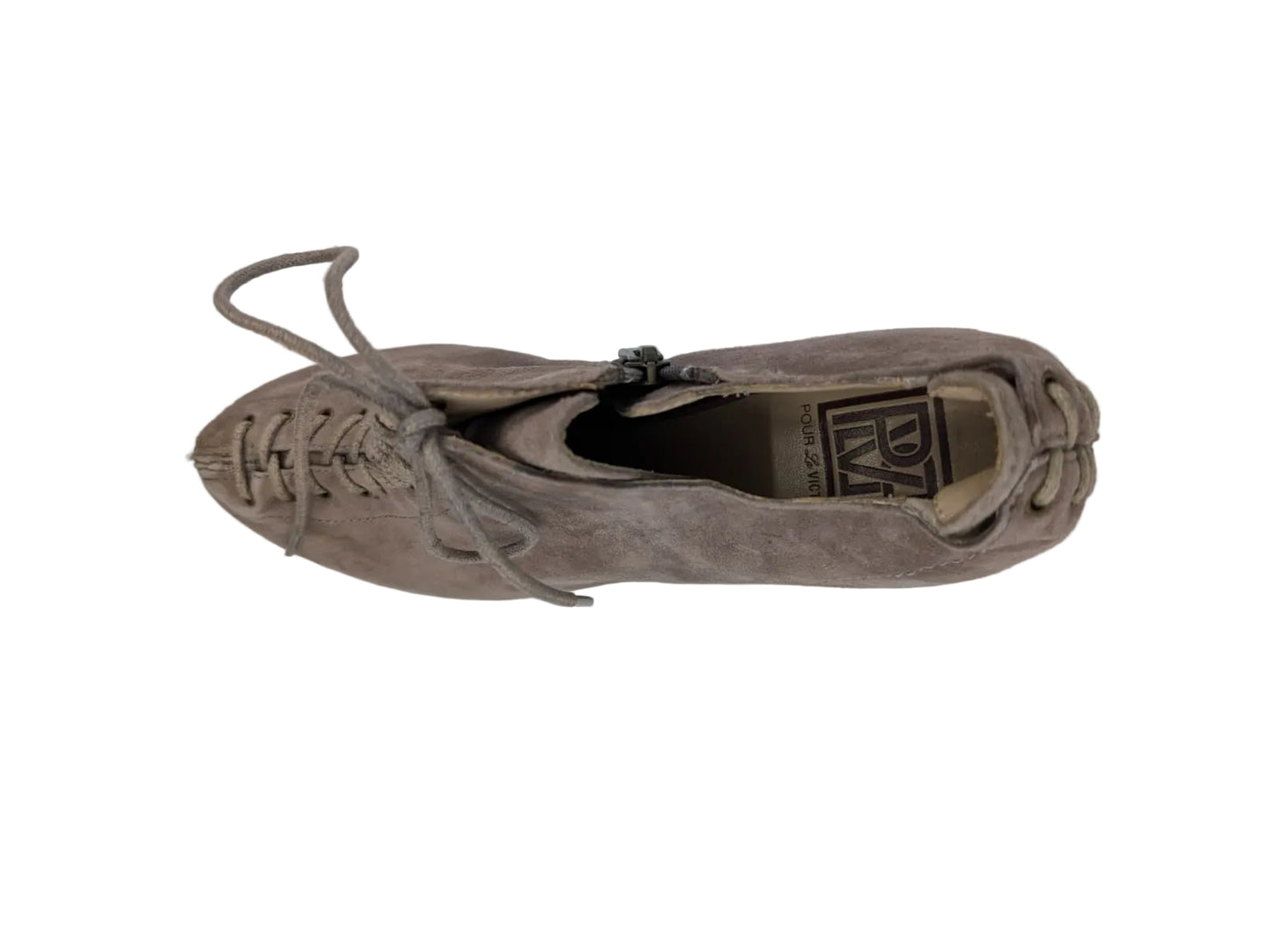 Agalia Gray Suede Pour La Vitoire Booties