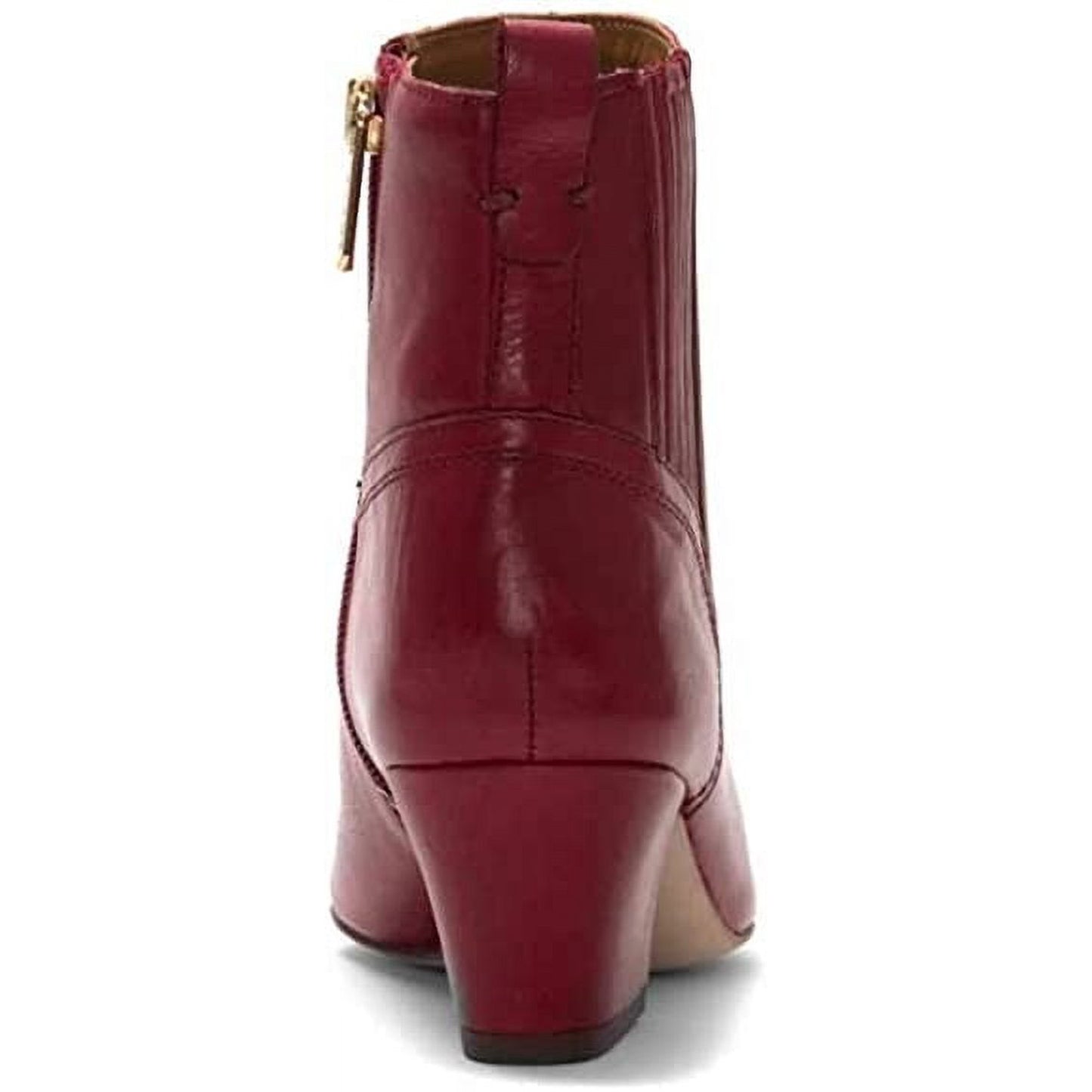 Luca Crimson Leather Franco Sarto Ankle Boot