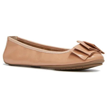 Lilyana Driftwood Leather Me Too Ballet Flats