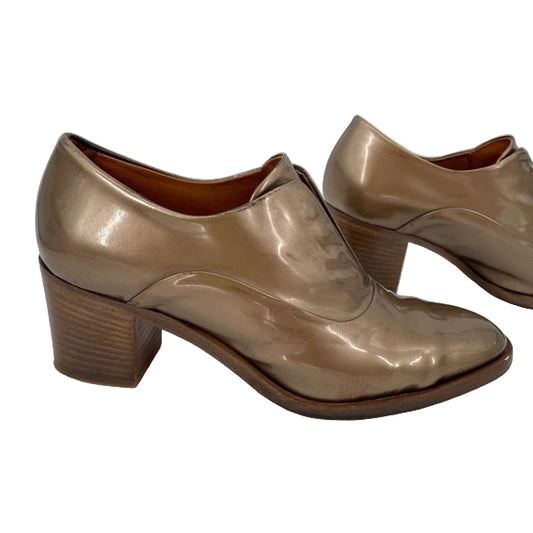 Reed Krakoff 43-441 Bronze Metallic Leather Pumps